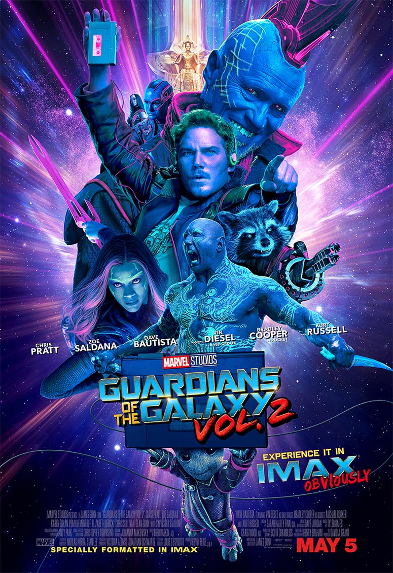 'Guardians of the Galaxy Vol. 2' Debuts New IMAX Poster
