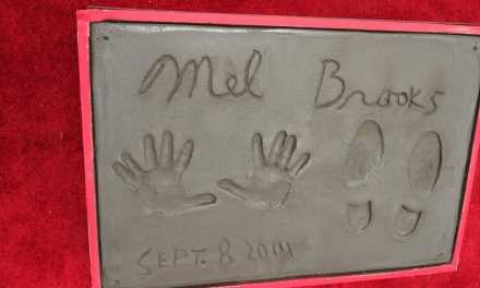 Mel Brooks leaves 11-finger handprints outside Hollywood Chinese Theater