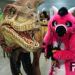 Raptor Pink Furry Wizard World Raleigh March 2015