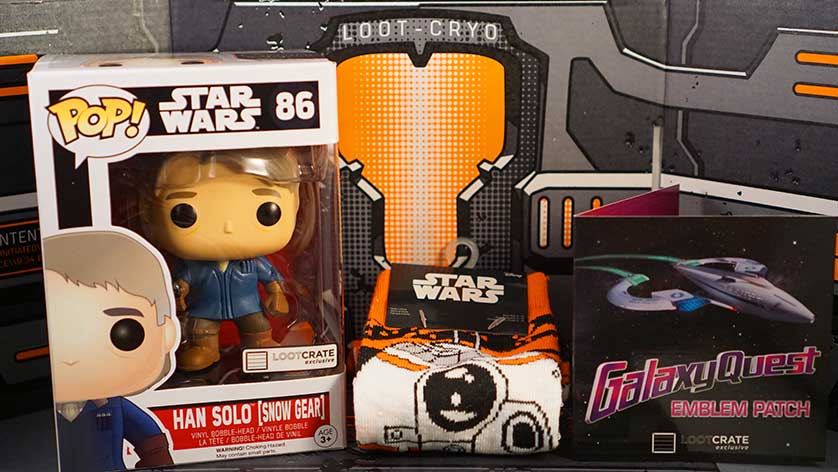 Unboxing: Loot Crate Level Up December 2015 Galaxy Edition