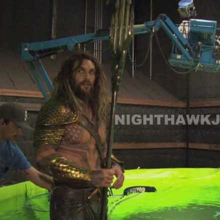 Leaked: Jason Momoa's Aquaman Gets Wet in 'Justice League' Set Photos