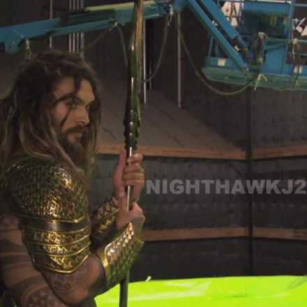 Leaked: Jason Momoa's Aquaman Gets Wet in 'Justice League' Set Photos