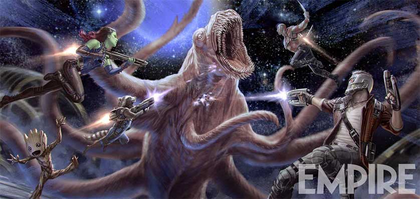 ‘Guardians of the Galaxy 2’ Concept Art Reveals Alien Space Battle