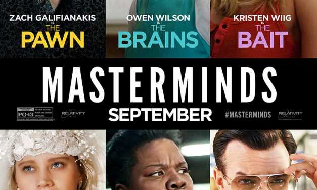 Contest: ‘Masterminds’ Prize Pack Enter Now!