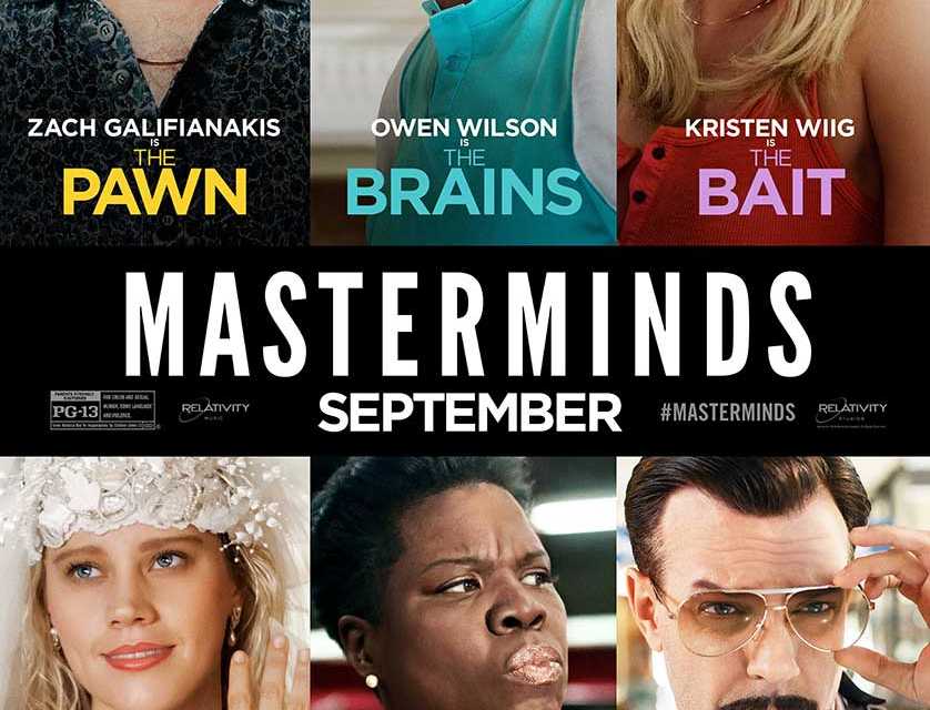 Contest: ‘Masterminds’ Prize Pack Enter Now!