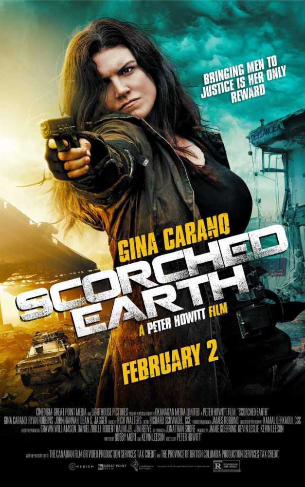 New Poster and Trailer for “Scorched Earth” Starring Gina Carano and John Hannah